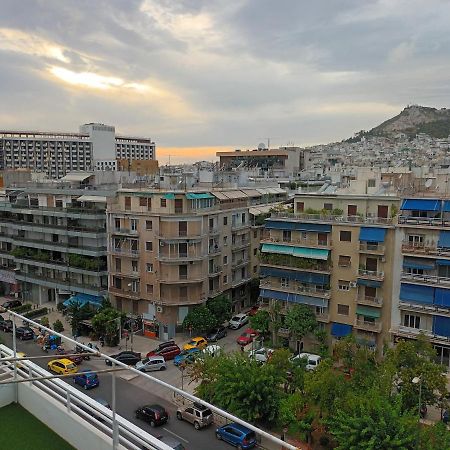 Top Floor Studio Near Metro&View&200Mbps Афины Экстерьер фото
